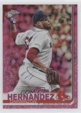 2019 Topps Chrome Update Target Pink Refractor Darwinzon Hernandez #30 ll2