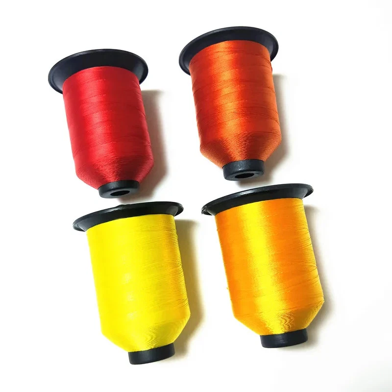 BR Wi&Wa Rosca Negra Nylon Hilo 2000m/Carrete 210D Componente Hágalo Usted Mismo Rod Builing Foto 3 de 4