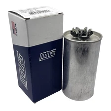 Mars Aluminum Motor Run Capacitor 70/5 MFD Round 440/370 VAC Dual Voltage 14255