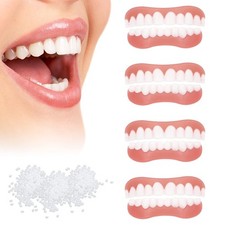 Cosmetic Teeth Veneers Temporary Dentures Cover For Adults Comfortable Fit