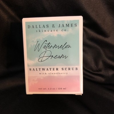Dallas & James Skincare Co. Watermelon Dream Saltwater Scrub With Cloudberry