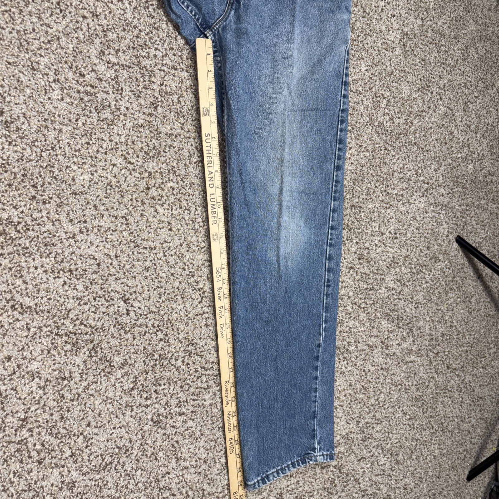 Vtg Levis Silvertab Silver Tab Denim Skate Grunge Jeans 33x32 Fits 31 X 29.5 - View 8