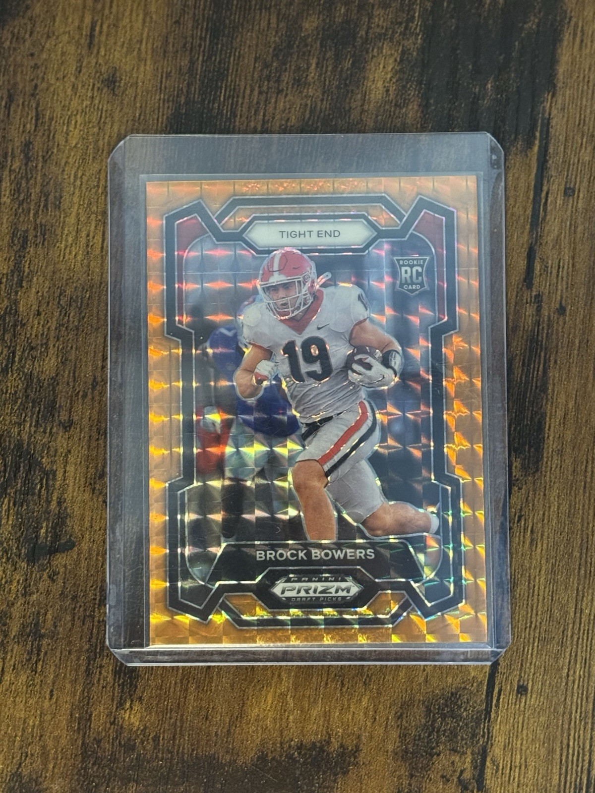 2024 Panini Prizm Draft Picks - Brock Bowers #107 Orange Finite Prizm /39 (RC)