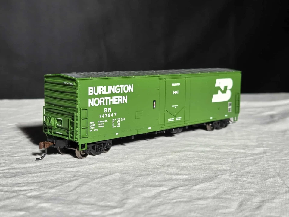 HO 批量 3 件 50 英尺 中西部车厢 BN 伯灵顿北伊利诺伊州中央 MP — 第 4/4 张图片