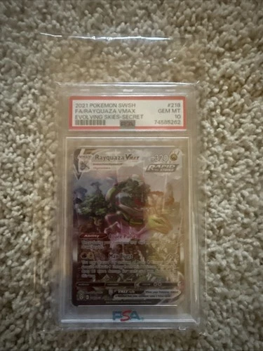 Rayquaza VMAX (Alternate Art Secret) 218/203 Swsh07: Evolving Skies Holo