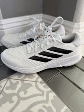 New Adidas Supernova Ease White Black Shoes Sneakers Mens 10.5