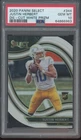 2020 Select Die-Cut White Prizm #344 Justin Herbert RC Rookie Gem Mint PSA 10