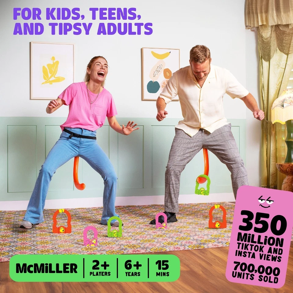 It's Bananas! the Monkey Tail Game for Kids, Teens and Tipsy Adults, Family fun - Image 3 of 4