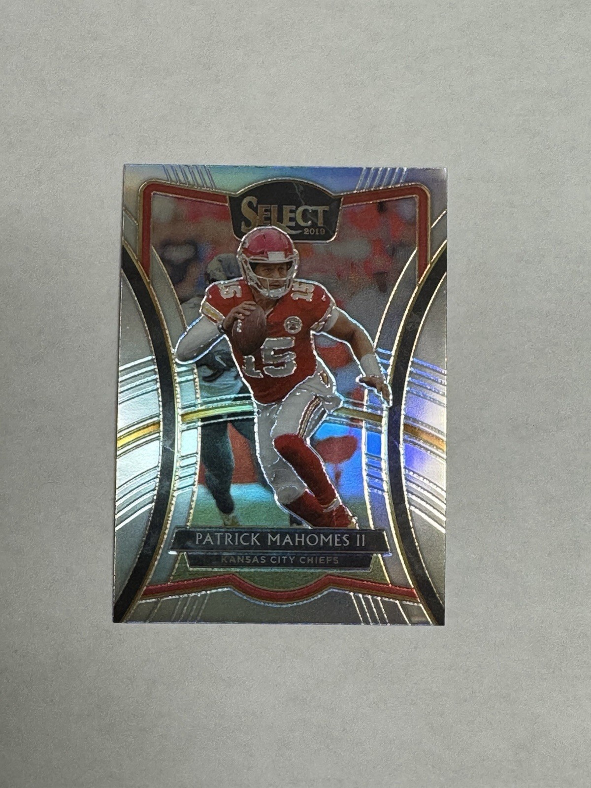 Patrick Mahomes 2019 Panini Select Premier Level #129 Silver Prizm Chiefs