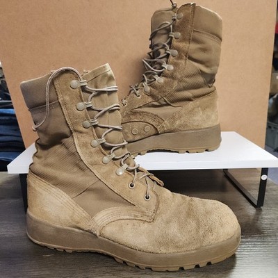 USMC McRae Desert Tan Combat Boot Hot Weather Military Men's Size 11.5 R Vibram