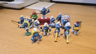 Schleich Peyo 1980s Vintage Smurf Figure Collection