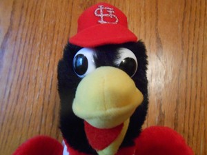 Vintage St Louis Cardinals Mascot FREDBIRD Plush Bird Doll MLB Souvenir VGC 9.5 | eBay