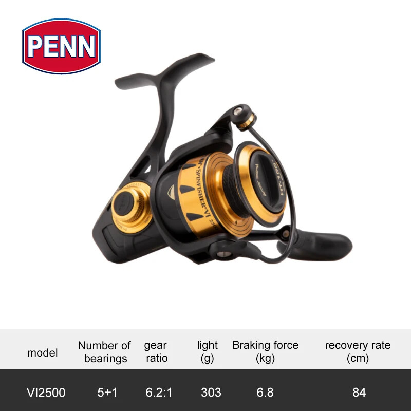 話題のPENNペン最新機！SPINFISHER第6世代Ⅵ　SSⅥ5500新品 PENN SPINFISHER VI SPINNING REEL