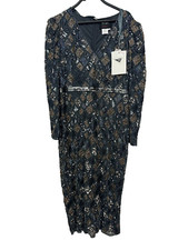 Mac Duggal Womens Evening Dress Size Geometric Heavily Beaded 5472 $598