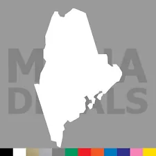 Maine Vinyl Die Cut Decal Sticker - ME State Outline