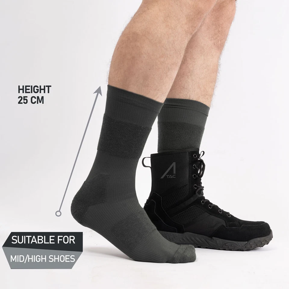 ACE Funktions-Socken 3 Paar Wander-Socken Merino-Wolle Antiblasen-Polsterung - Bild 4 von 4