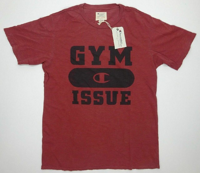 black shirt with red writing