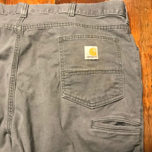 PANTALÓN DE TRABAJO DE LONA CARHARTT RESISTENTE FLEX AJUSTE RELAJADO 44 X 32 ~ 102517 - Imagen 8 de 12