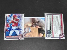 Brady House Nationals Auto Signed 2022 Bowman Base Beckett Rookie Hologram -