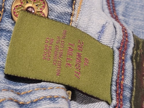 Women's Indigo Palms Brand Flared Bootcut Denim Jeans Size 28 Light Blue - Picture 6 of 8