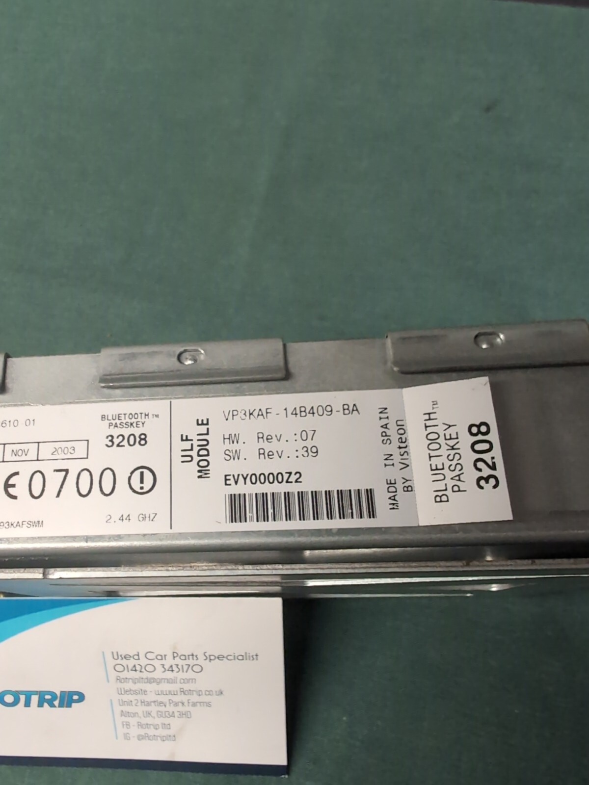 BMW E46 HANDS FREE BLUETOOTH MODULE #6938610