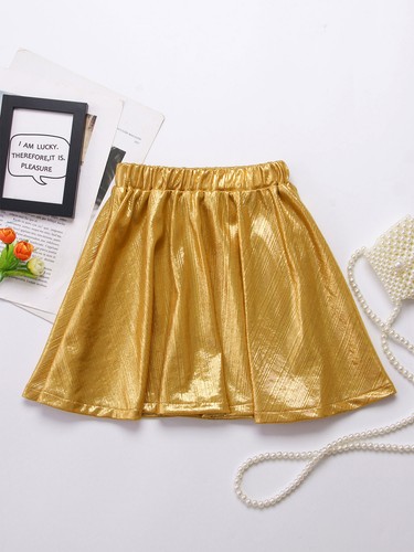 Kids Girls Dance School Skirts Show Pleated Scooter Activewear Sparkly Modern - Picture 17 of 70
