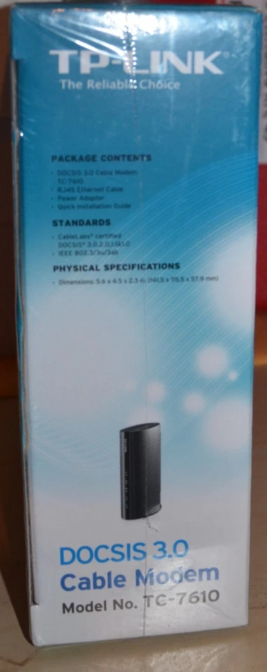 TPLink TP-Link TC7610 DOCSIS 3.0 Cable Modem new - Image 3 of 4