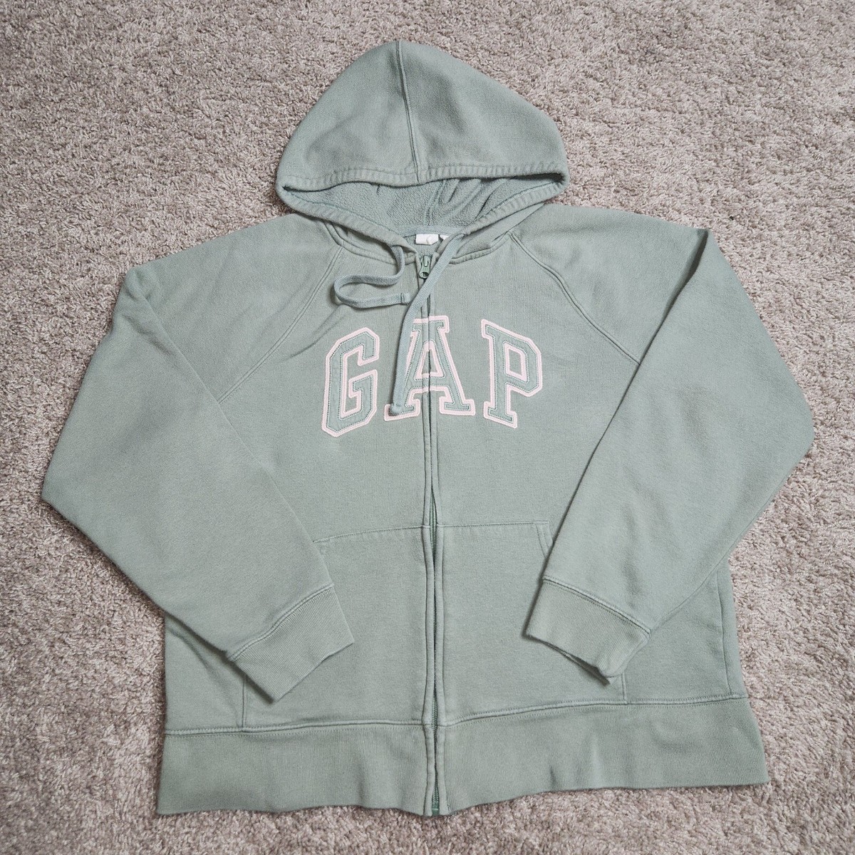 Gap Grey Zip Up Hoodie Women's Gap Full Zip Hoodie Women'