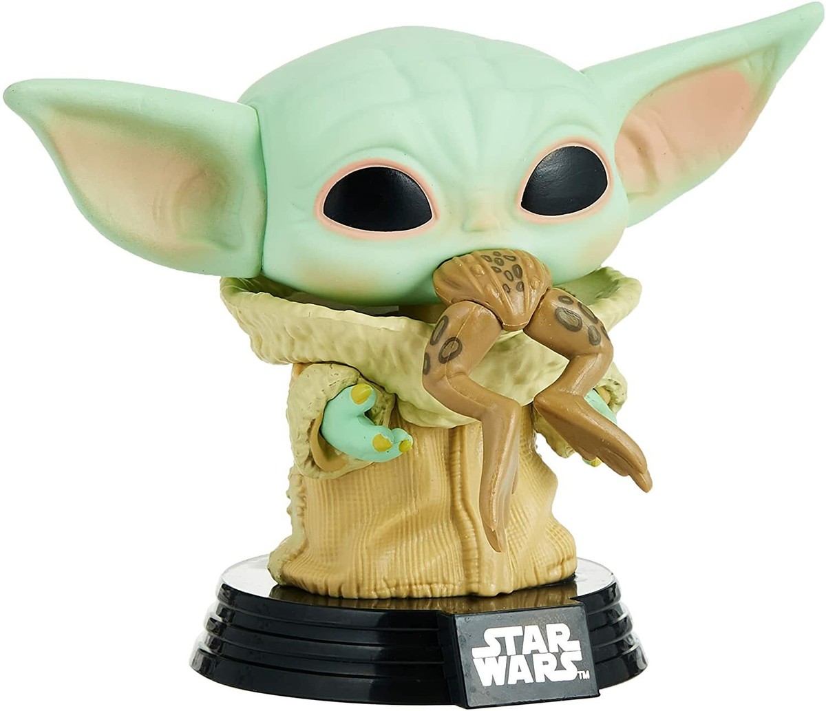 Funko Pop! Star Wars: Mandalorian - The Child with Frog Figura Bobble Head  (49932) for sale online | eBay UK