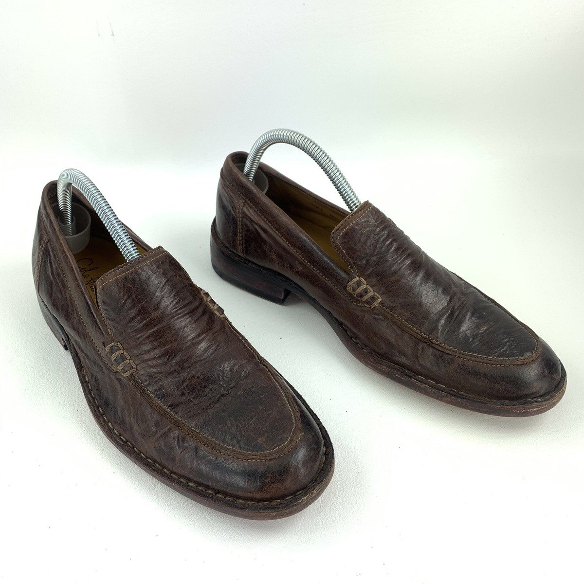 Cole Haan C05655 Dryden Brown Leather Apron Toe Venetian  display picture 2