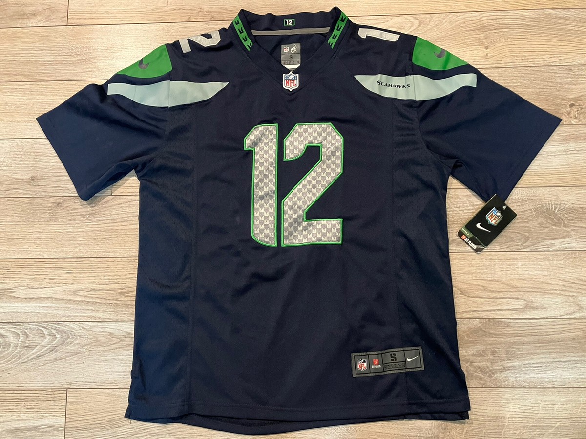 Seattle Seahawks #12 Fan NFL Football Nike Jersey Mens Small