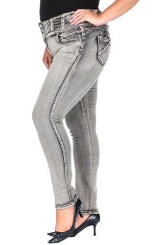 Jack David Wome's Plus Size Stretch premium Blue/Black Denim Skinny Jeans 14-24 - Picture 61 of 71