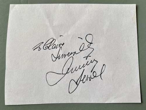JIMMY JEWEL - LATE COMEDIAN & ENTERTAINER GENUINE HANDSIGNED SIGNATURE AUTOGRAPH - 第 1/5 張圖片