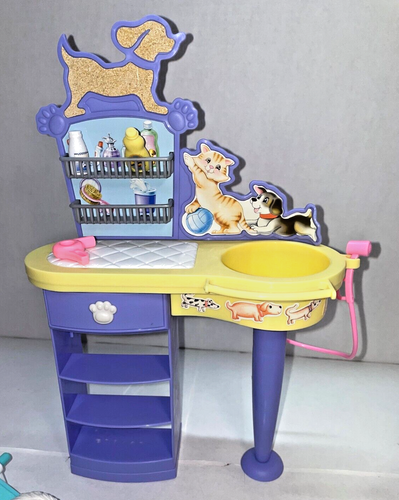 RARE 2001 Barbie Kennel Care Pet Playset w/2 Kitty Cats. almost complete - Picture 4 of 5