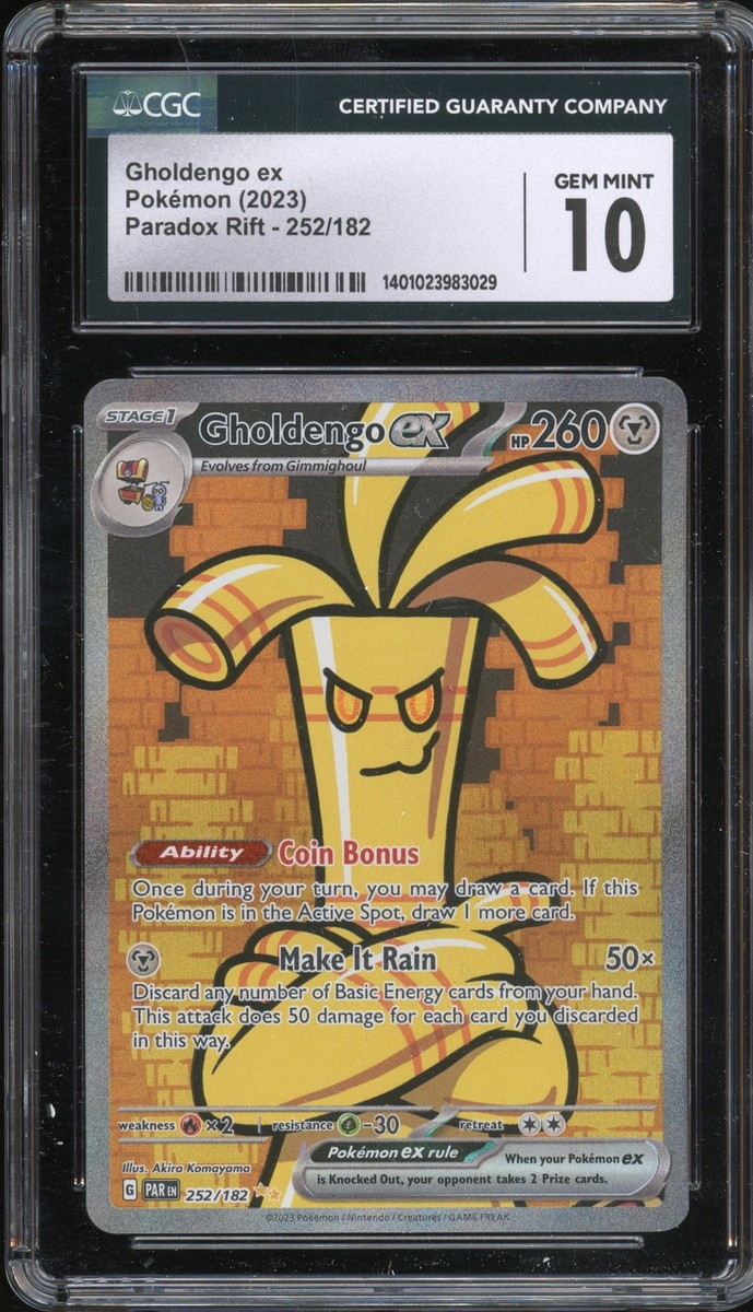 ポケモンカードゲーム intelppp Pokemon Gholdengo ex Paradox Rift Special Illustration Rare