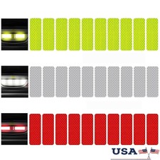 30pcs Reflective Stickers Adhesive Safety Decals Helmets Bikes Vehicles New