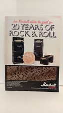 MARSHALL JCM800 GUITAR AMPLIFIERS  1982  10x8- PRINT AD. m2