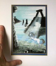3 children's magical unicorn prints / pictures. Set of three.
