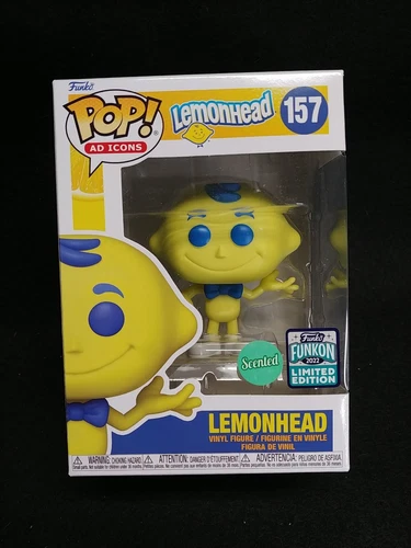 Funko Pop Ad Icons Lemonhead Scented #157 2022 Funkon OFFICIAL STICKER