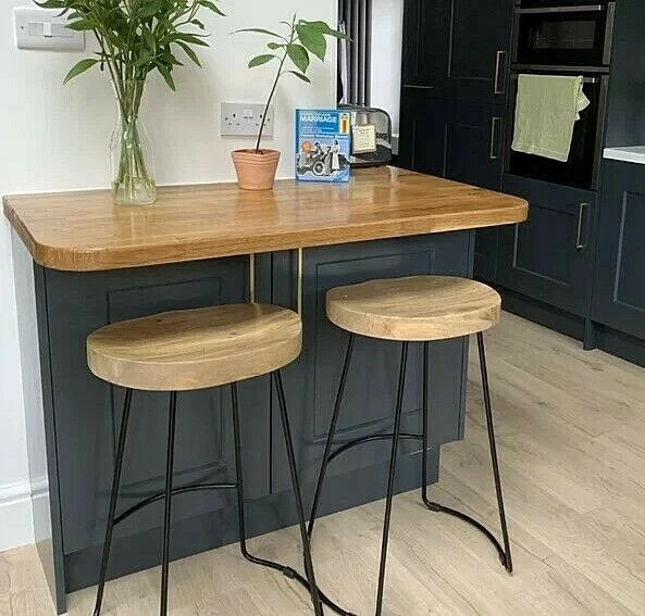 Mango wood counter sale stool