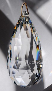 Huge-90mm-The-Club-Crystal-Clear-Prism-SunCatcher-3-1-2-inches-HEAVY