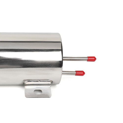 3" X 10" 32OZ Polished Stainless Steel Radiator Coolant Over Flow Puke Tank Can - Picture 19 of 20