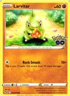 2022 POKEMON GO TCG COMMON CARD LARVITAR 037/078