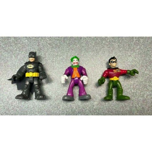 Playskool Super Friends 8 Figure Set Croc Swamp Thing Batman Joker Robin - Picture 4 of 9