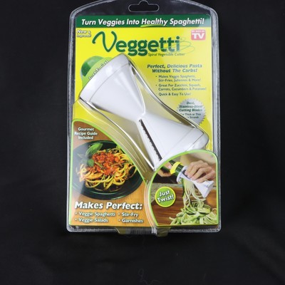 New Sealed VEGGETTI Spiral Vegetable Cutter Makes Veggie Spaghetti