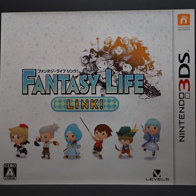 Nintendo 3DS Fantasy Life Link! Japan Import NTSC-J