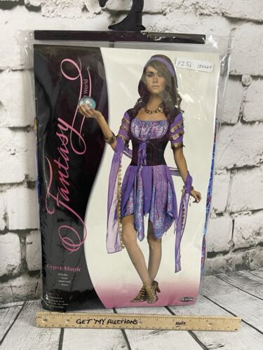 Fantasy Gypsy Magic Fortune Teller Costume Women's Adult Size S/M- M/L Halloween - Picture 3 of 8
