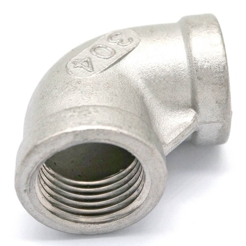 1/8" to 2" BSP Female 304 Stainless Steel 90 Degree Elbow Connector Pipe Fitting - Picture 14 of 29