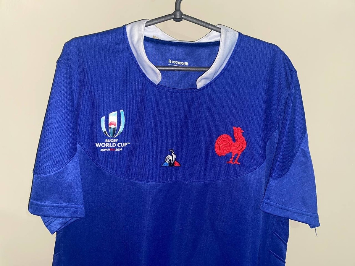 【激レア・美品】ラグビー フランス代表 ルコック ポロシャツ フランスW杯モデル France World Cup 2019 Le Coq Sportif Rugby Shirt Jersey size XL