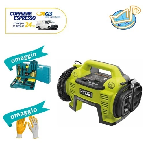 Ryobi Kompressor R18I-0 ONE+ Akku, 18V, 10,3 bar, ölfrei – Böttcher AG